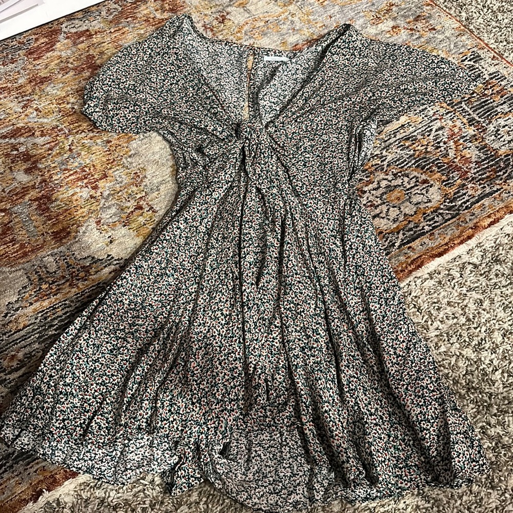 Kimchi blue floral tie front romper